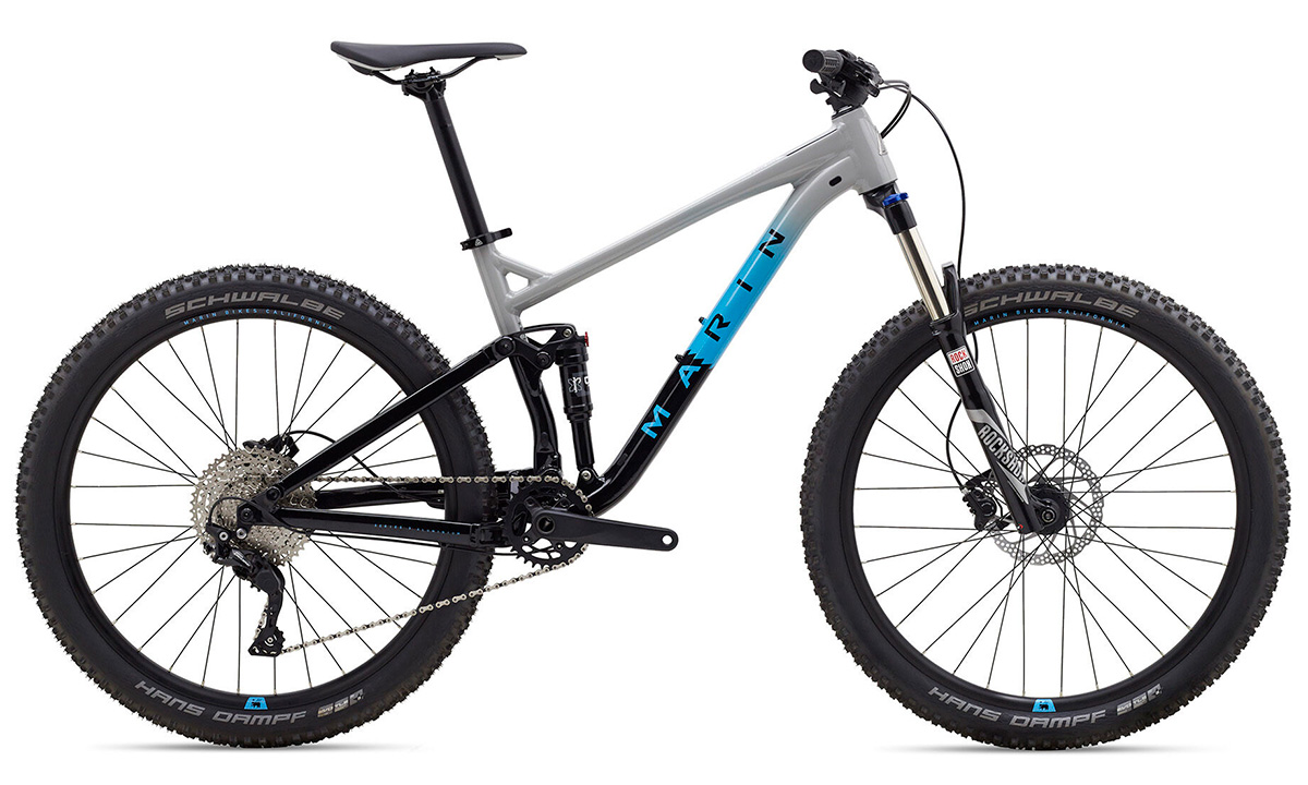 Фотография Велосипед Marin Hawk Hill 1 27,5" (2020) 2020 серо-синий